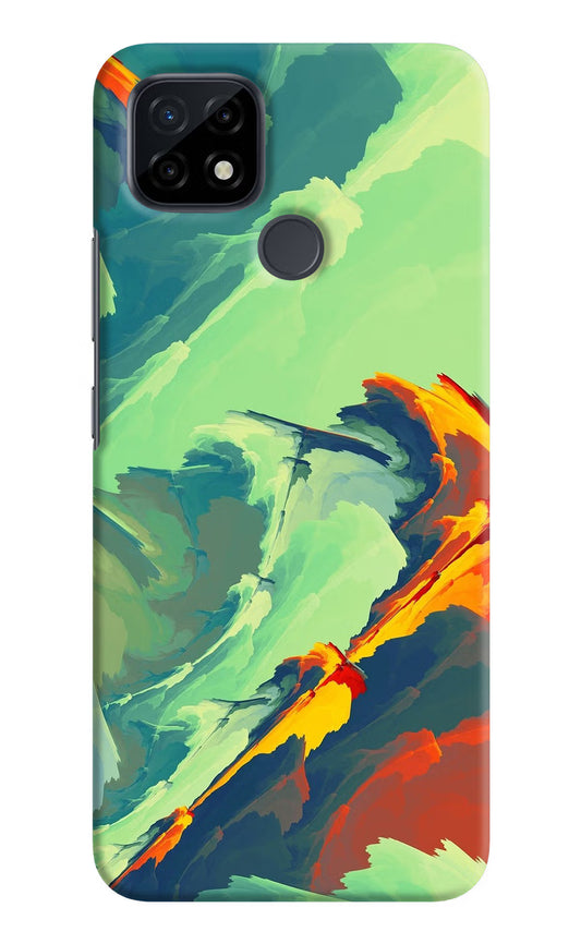 Paint Art Realme C21 Hard Case Back Cover by Casekaro
