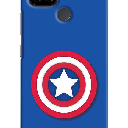 Shield Realme C21 Hard Case Back Cover by Casekaro