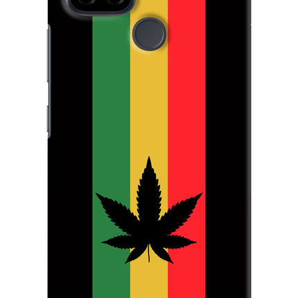 Weed Flag Realme C21 Hard Case Back Cover by Casekaro
