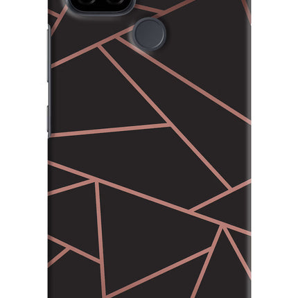 Geometric Pattern Realme C21 Hard Case Back Cover by Casekaro