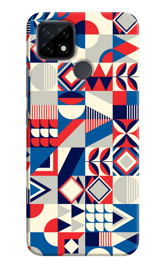Colorful Pattern Realme C21 Hard Case Back Cover by Casekaro
