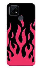 Fire Flames Realme C21 Hard Case Back Cover by Casekaro