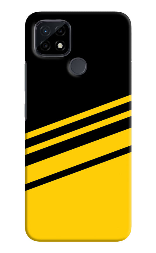 Yellow Shades Realme C21 Hard Case Back Cover by Casekaro