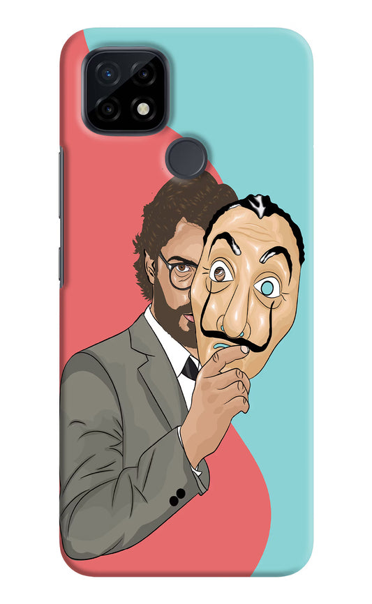 Professor Realme C21 Hard Case Back Cover by Casekaro