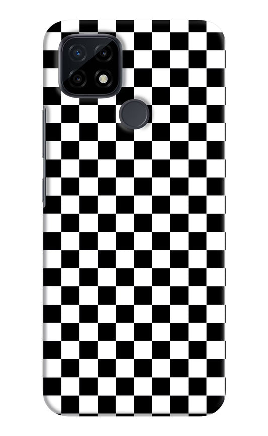 Chess Board Realme C21 Hard Case Back Cover by Casekaro