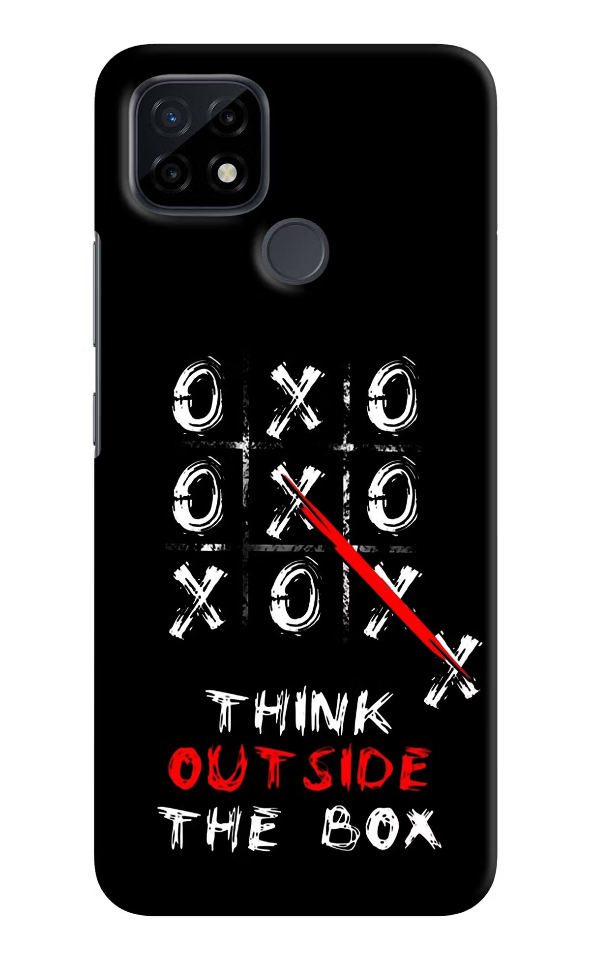 Think out of the BOX Realme C21 Hard Case Back Cover by Casekaro