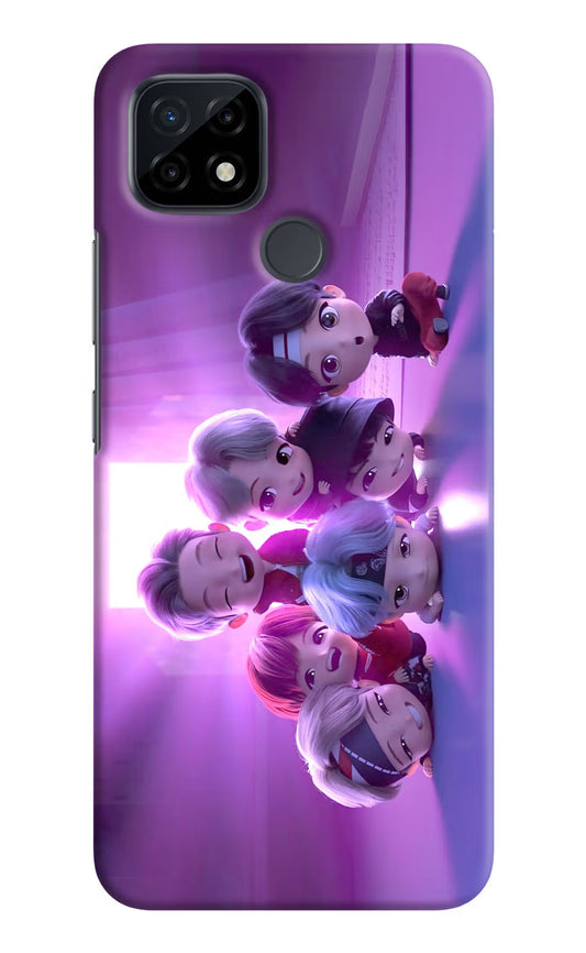 BTS Chibi Realme C21 Hard Case Back Cover by Casekaro