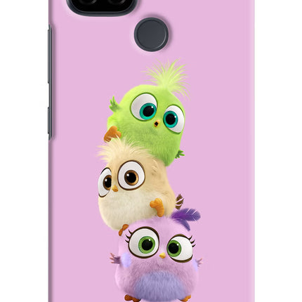 Cute Little Birds Realme C21 Hard Case Back Cover by Casekaro