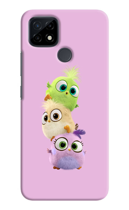 Cute Little Birds Realme C21 Hard Case Back Cover by Casekaro