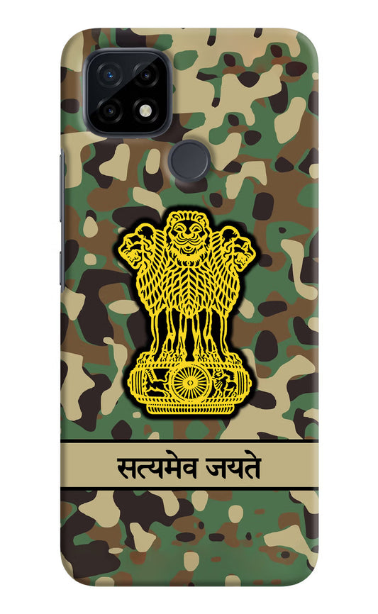 Satyamev Jayate Army Realme C21 Hard Case Back Cover by Casekaro
