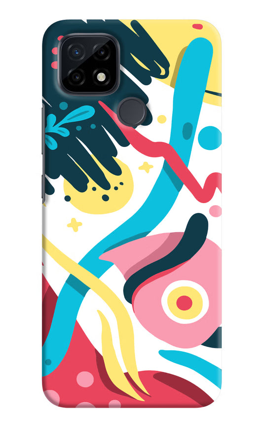 Trippy Realme C21 Hard Case Back Cover by Casekaro