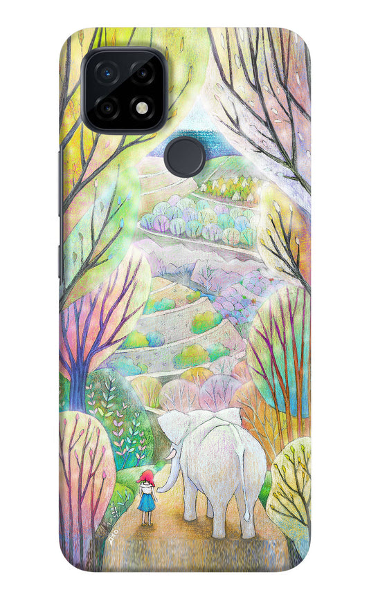 Nature Painting Realme C21 Hard Case Back Cover by Casekaro