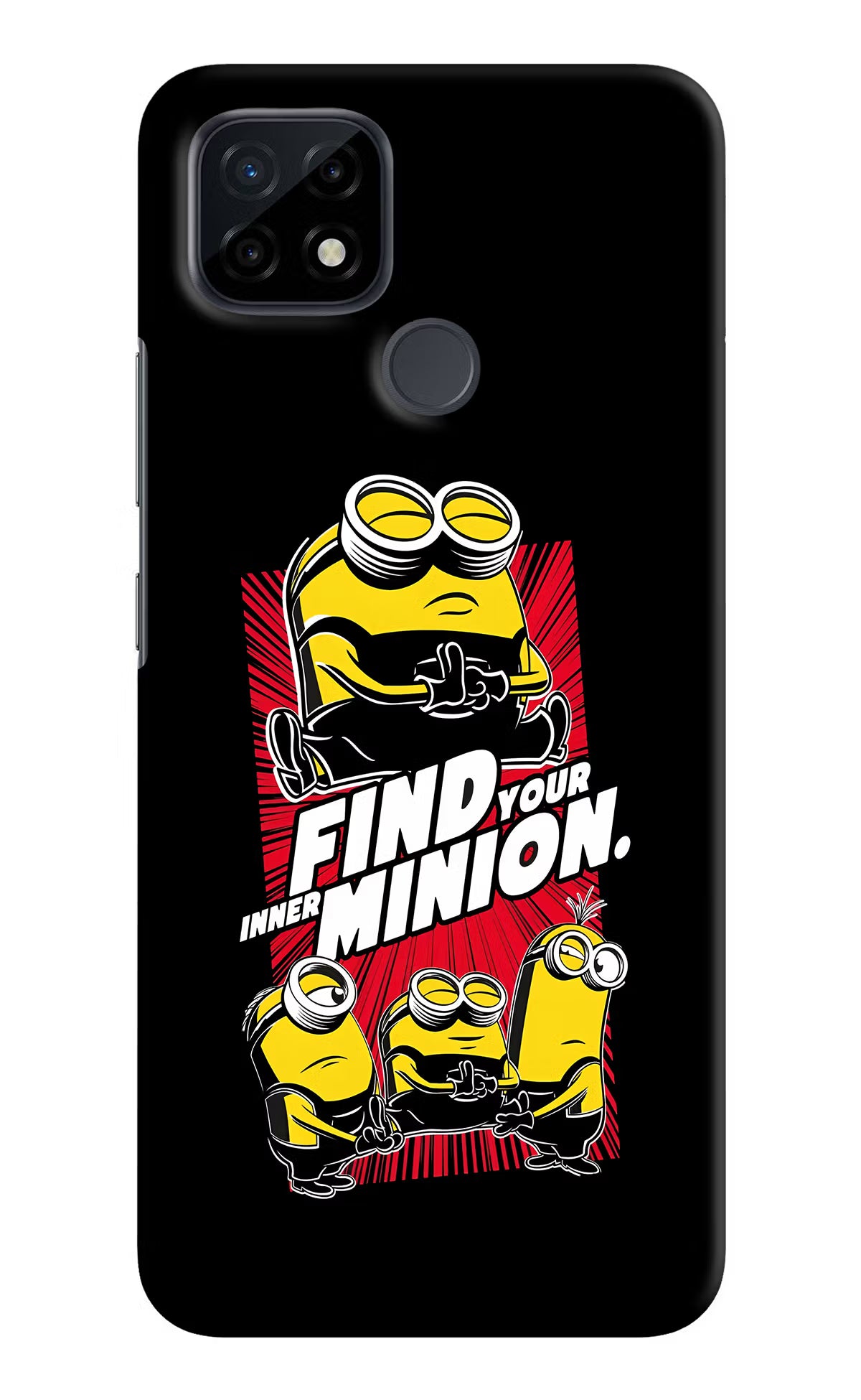Find your inner Minion Realme C21 Hard Case Back Cover by Casekaro