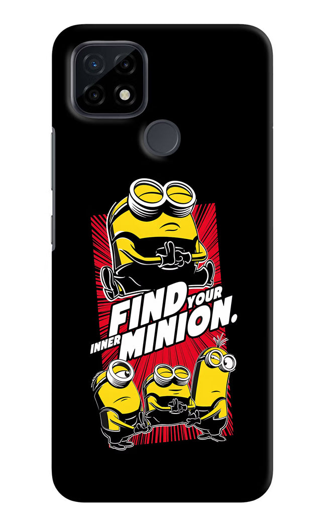 Find your inner Minion Realme C21 Hard Case Back Cover by Casekaro