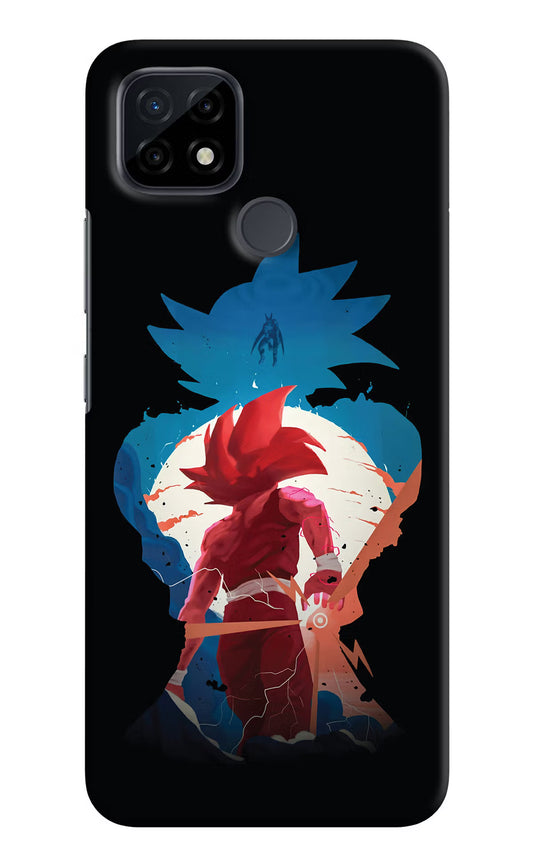 Goku Realme C21 Hard Case Back Cover by Casekaro