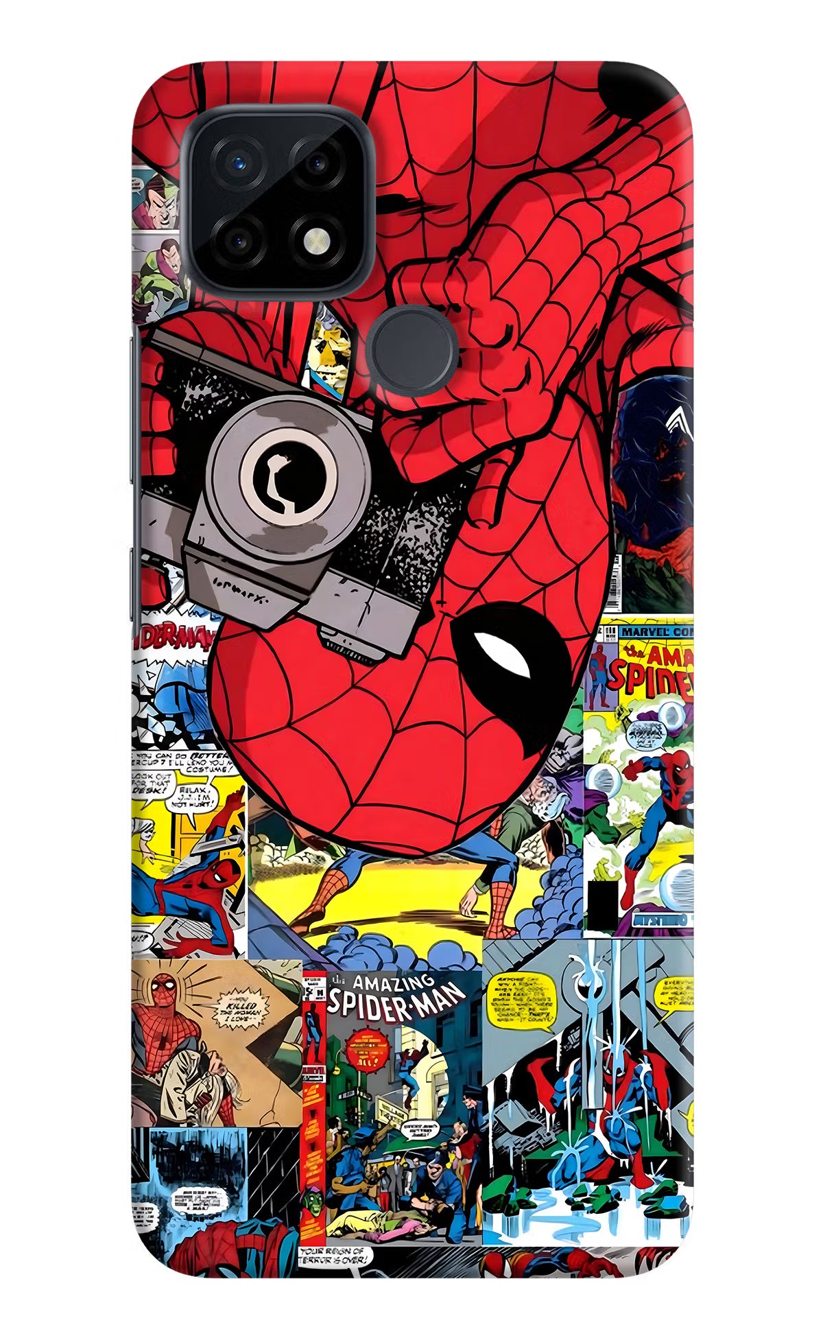 Spider Man Realme C21 Hard Case Back Cover by Casekaro