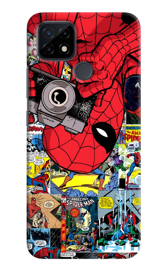 Spider Man Realme C21 Hard Case Back Cover by Casekaro