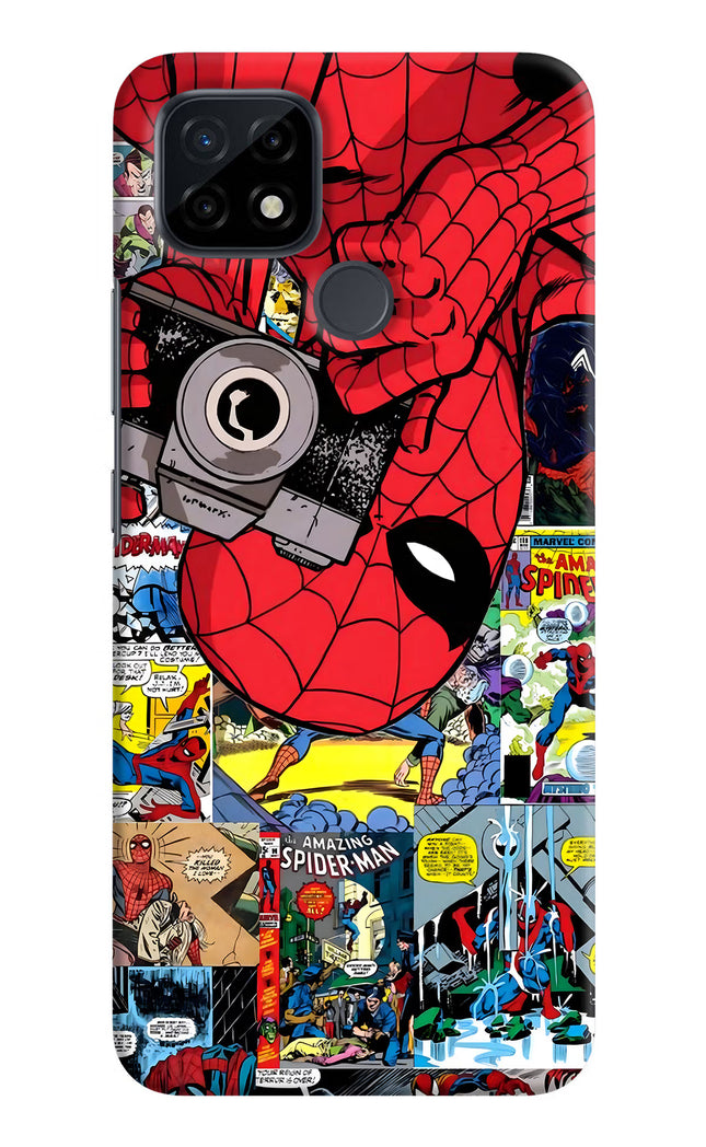 Spider Man Realme C21 Hard Case Back Cover by Casekaro
