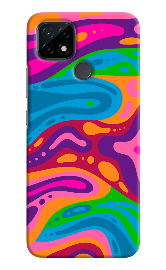 Trippy Pattern Realme C21 Hard Case Back Cover by Casekaro