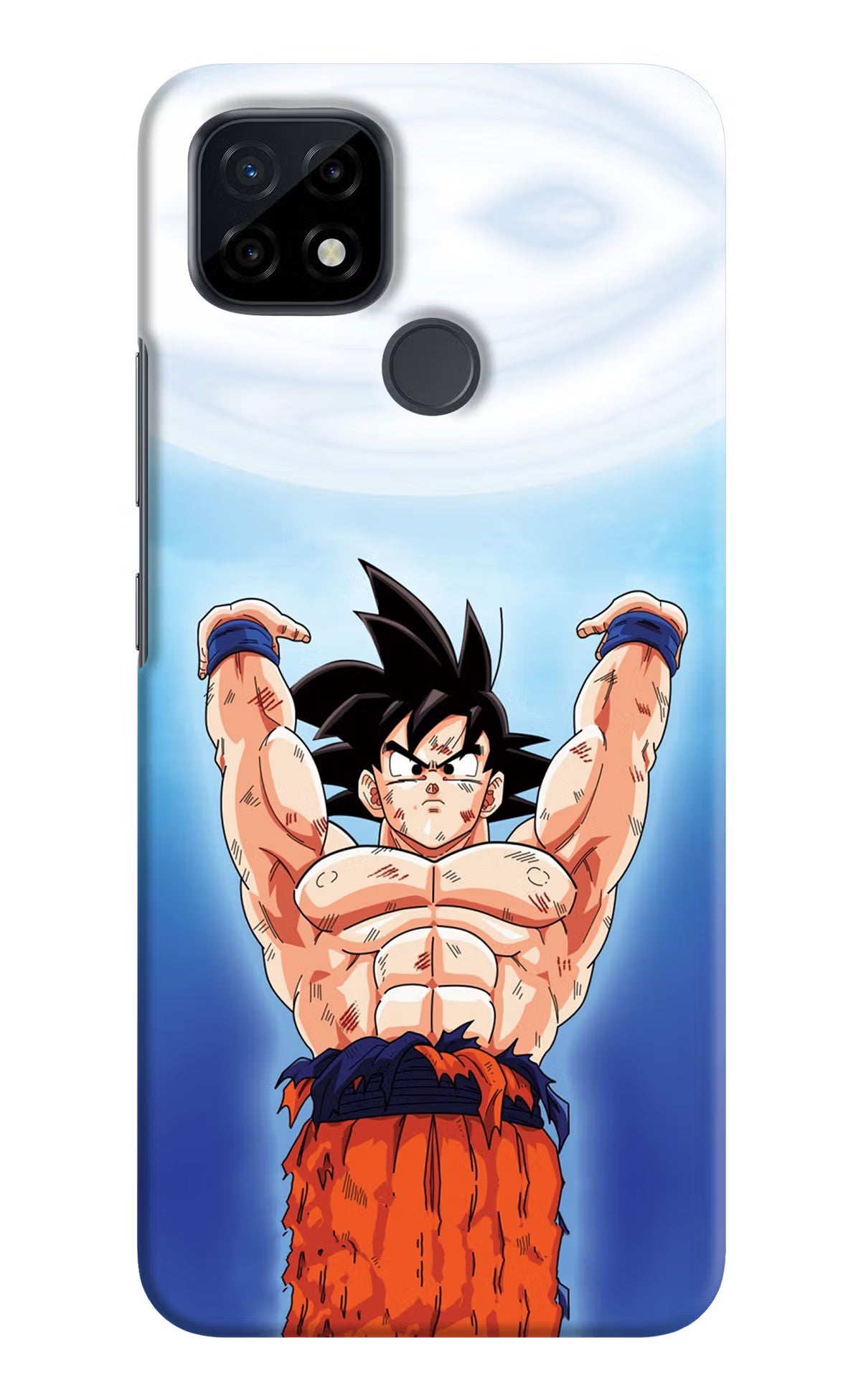 Goku Power Realme C21 Hard Case Back Cover by Casekaro