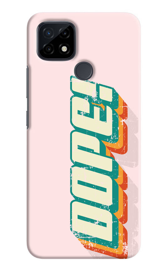 Dope Realme C21 Hard Case Back Cover by Casekaro