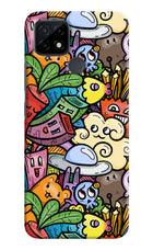 Veggie Doodle Realme C21 Hard Case Back Cover by Casekaro