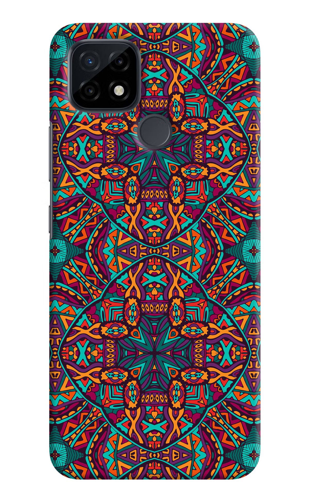 Colour Mandala Realme C21 Hard Case Back Cover by Casekaro
