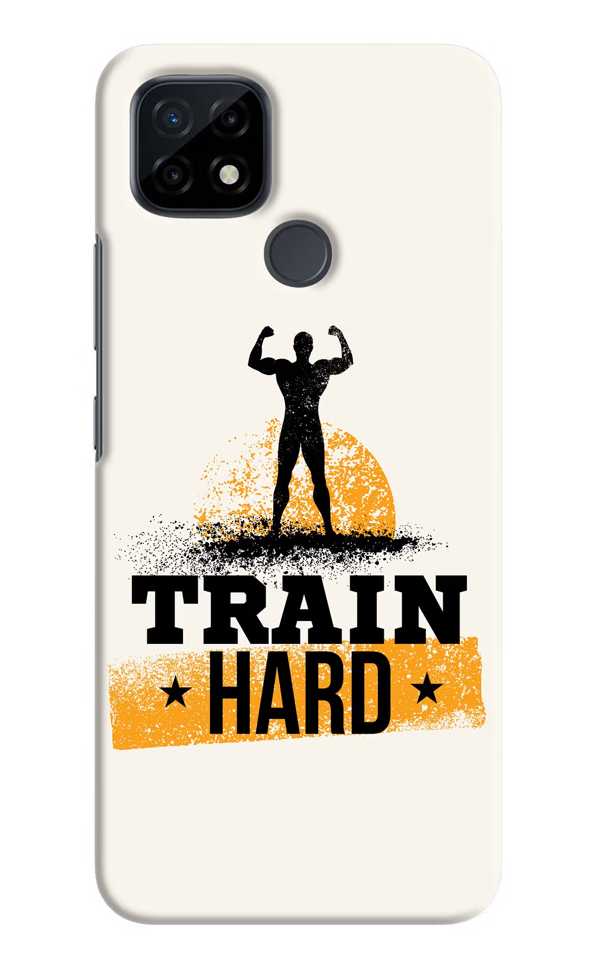 Train Hard Realme C21 Hard Case Back Cover by Casekaro