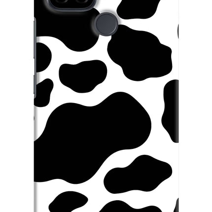 Cow Spots Realme C21 Hard Case Back Cover by Casekaro