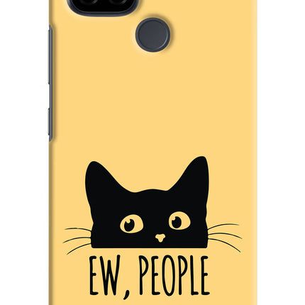 Ew People Catitude Realme C21 Hard Case Back Cover by Casekaro