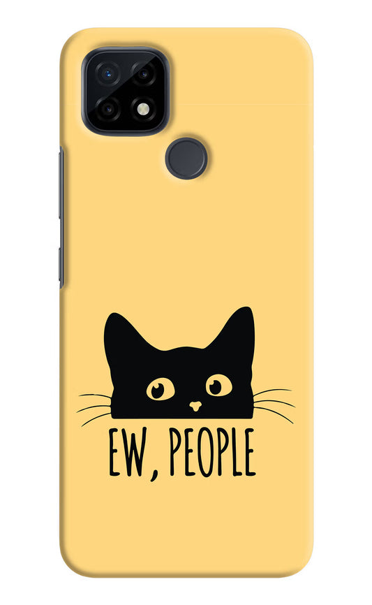 Ew People Catitude Realme C21 Hard Case Back Cover by Casekaro