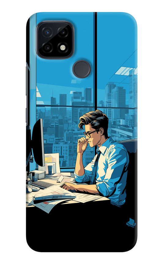 Focused Hustler (AI Generated) Realme C21 Hard Case Back Cover by Casekaro