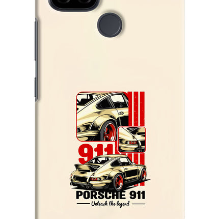 Classic Porsche 911 Realme C21 Hard Case Back Cover by Casekaro