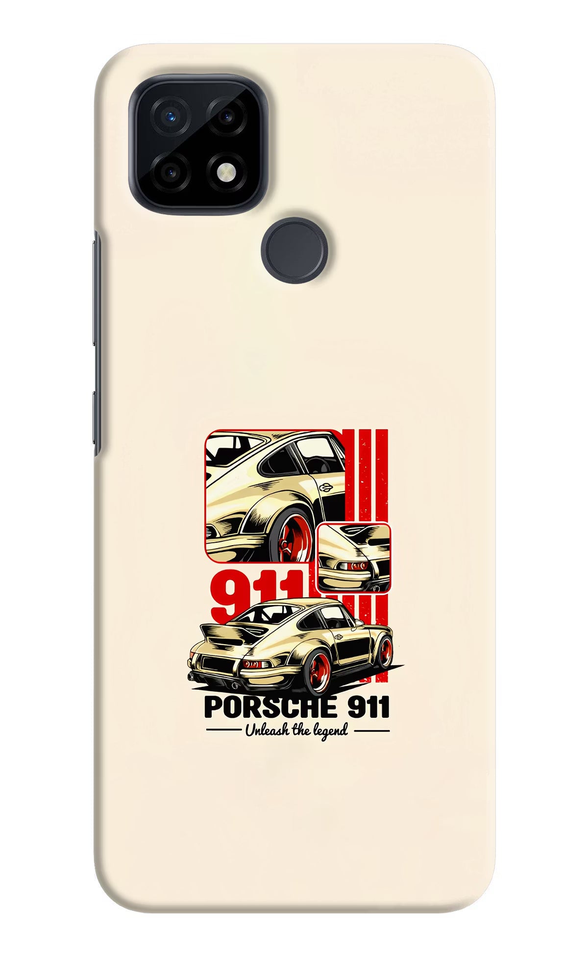 Classic Porsche 911 Realme C21 Hard Case Back Cover by Casekaro