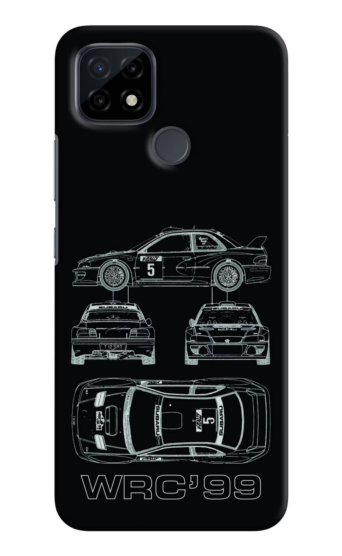 WRC'99 Realme C21 Hard Case Back Cover by Casekaro