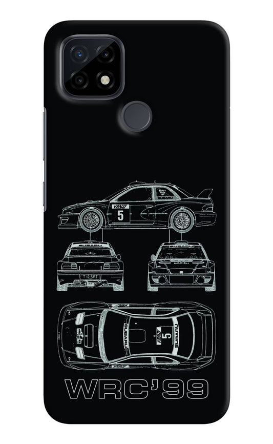 WRC'99 Realme C21 Hard Case Back Cover by Casekaro