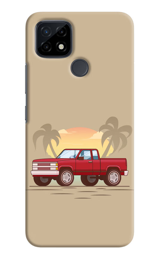 Desert Classic Drive Realme C21 Hard Case Back Cover by Casekaro