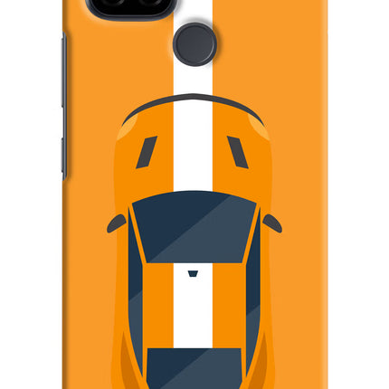 Highway Pursuit Realme C21 Hard Case Back Cover by Casekaro