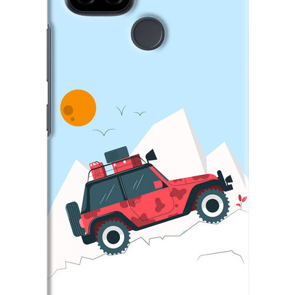 Mountain Trail Beast Realme C21 Hard Case Back Cover by Casekaro