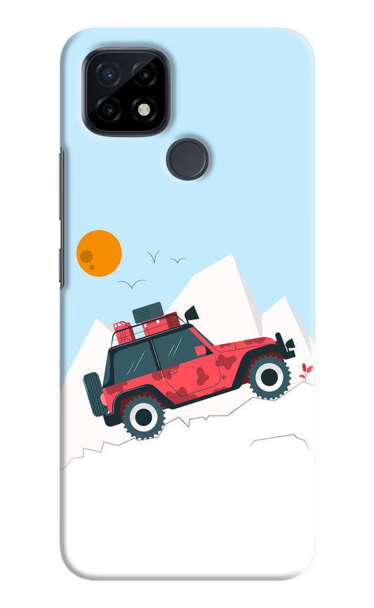 Mountain Trail Beast Realme C21 Hard Case Back Cover by Casekaro