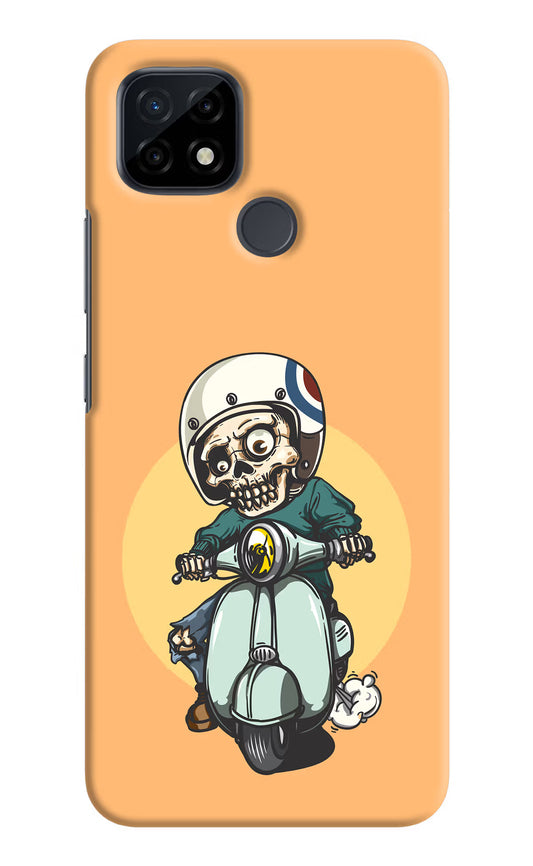 Undead Biker Realme C21 Hard Case Back Cover by Casekaro