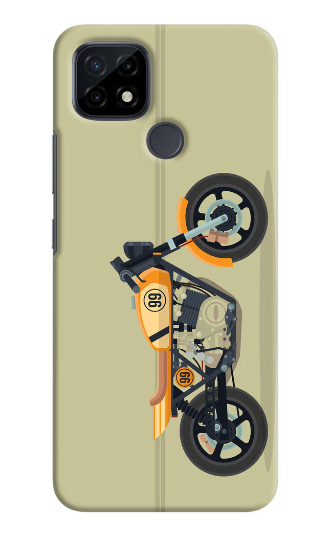 Vertical Speedster Realme C21 Hard Case Back Cover by Casekaro