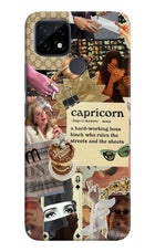 Capricorn Zodiac Realme C21 Hard Case Back Cover by Casekaro