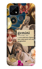 Gemini Zodiac Realme C21 Hard Case Back Cover by Casekaro