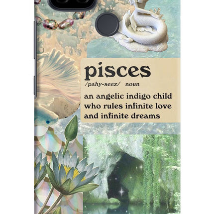 Pisces Zodiac Realme C21 Hard Case Back Cover by Casekaro