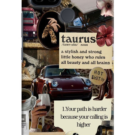 Taurus Zodiac Realme C21 Hard Case Back Cover by Casekaro