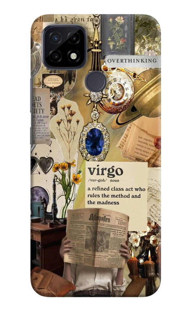 Virgo Zodiac Realme C21 Hard Case Back Cover by Casekaro