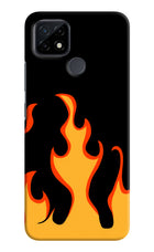 Fired Up – Black Realme C21 Hard Case Back Cover by Casekaro
