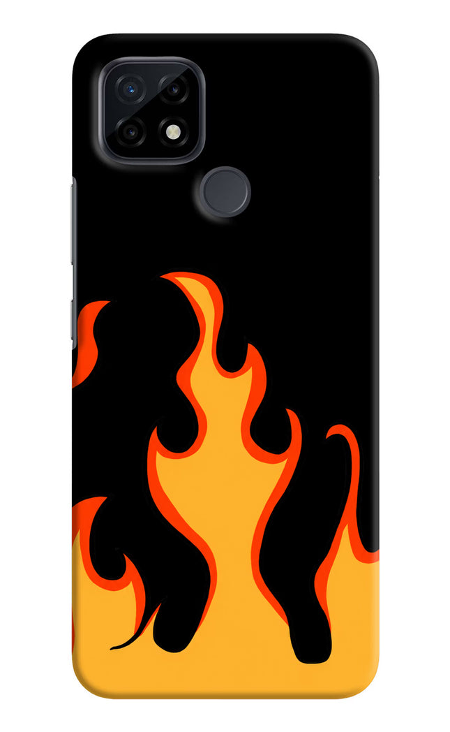 Fired Up – Black Realme C21 Hard Case Back Cover by Casekaro
