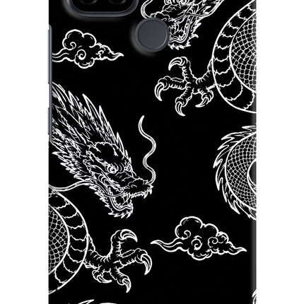 Twin Dragons Realme C21 Hard Case Back Cover by Casekaro